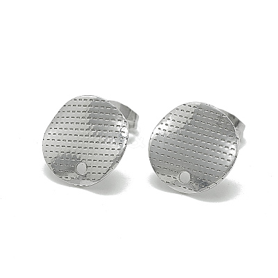 Non-Tarnish 304 Stainless Steel Stud Earring Findings LS-STAS-Q225-06A-1
