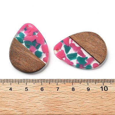 Resin and Walnut Pendants FIND-R051-04F-1