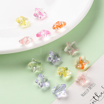 Transparent Acrylic Beads X-TACR-S154-22A-1