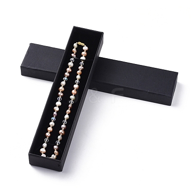 Cultured Freshwater Pearl Beaded Necklaces NJEW-JN02663-1