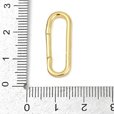 Brass Spring Gate Rings KK-S527-01G-A-1