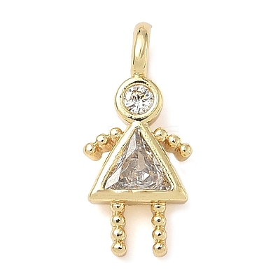 Brass Micro Pave Cubic Zirconia Pendants LS-ZIRC-I356-17G-B01-1