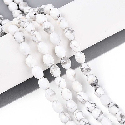 Natural Howlite Beads Strands G-T142-79-1