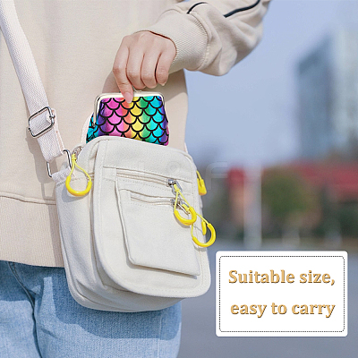 6Pcs 6 Style PVC Wallets for Women AJEW-FG0003-12-1