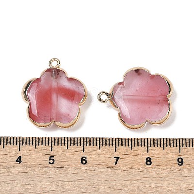 Natural & Synthetic Mixed Gemstone Pendants G-P566-01G-1
