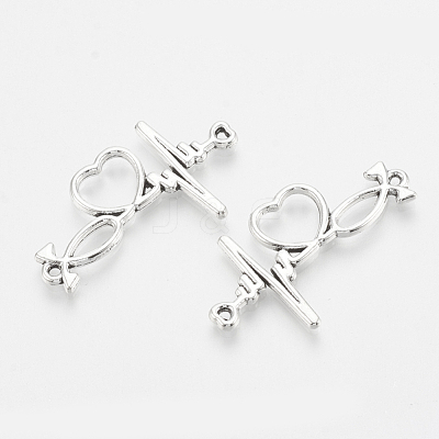 Tibetan Style Alloy Links connectors TIBE-N003-11AS-LF-1