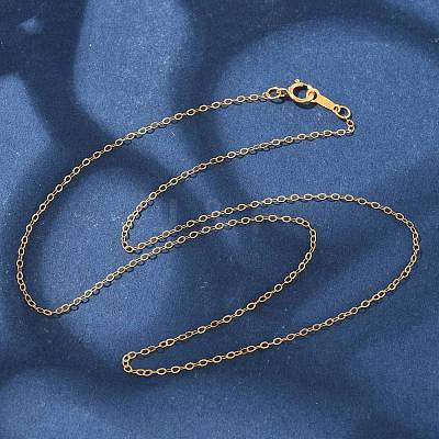1/20 14K Gold Filled Cable Chain Necklaces for Women Men NJEW-Z068-02G-01-1