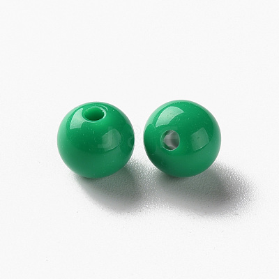 Opaque Acrylic Beads MACR-S370-C8mm-24-1