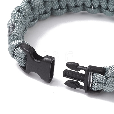 6Pcs 6 Colors 7 Inner Cores Polyester & Spandex Cord Braided Bracelets for Men Women BJEW-JB12509-1