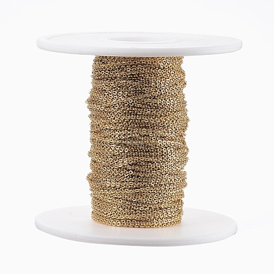 Ion Plating(IP) 304 Stainless Steel Cable Chains CHS-E004-01G-1