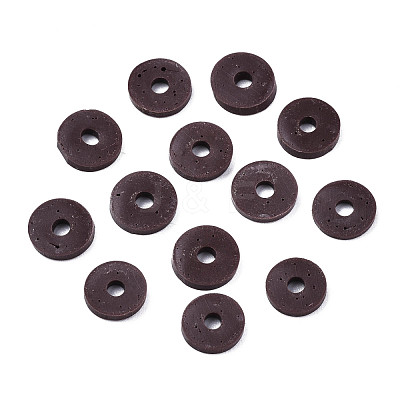 Handmade Polymer Clay Beads CLAY-R067-6.0mm-A38-1
