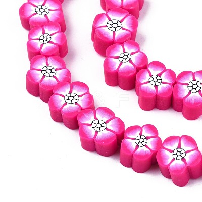 Handmade Polymer Clay Beads Strands CLAY-S096-042C-1