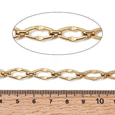 304 Stainless Steel Dapped Chains CHS-K018-37G-1