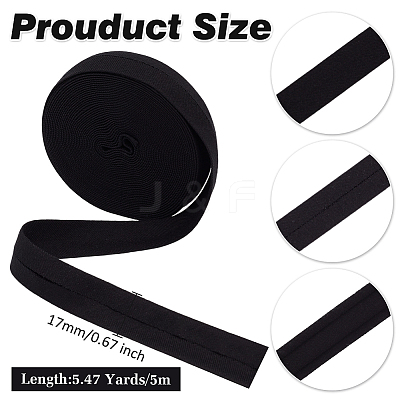 5M Polyester Piping Ribbon FIND-WH0424-04C-1