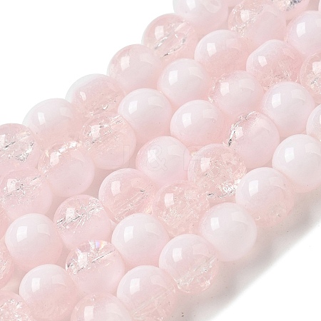 Crackle Glass Beads X1-GLAA-U001-8mm-12-1