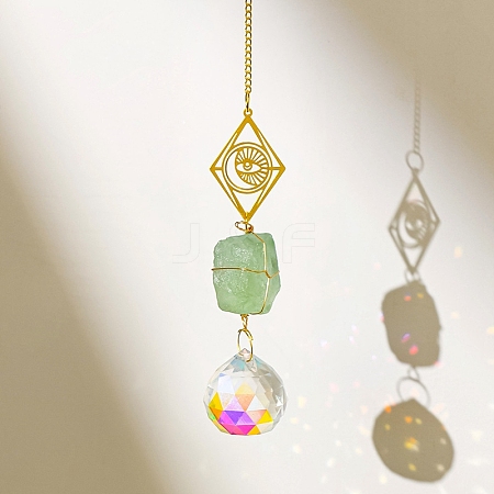 Glass Pendant Decorations PW-WGE7485-17-1