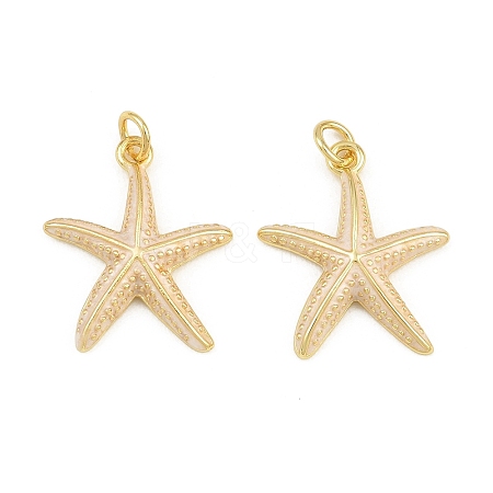Brass Enamel Pendants KK-CBACBC6-05G-05-1