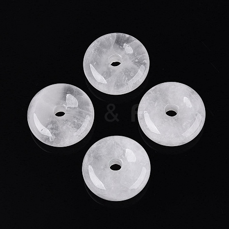 Natural Quartz Crystal Pendants G-Q601-30B-10-1