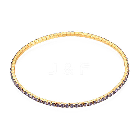Brass Claw Chain Stretch Bracelets BJEW-T010-02G-08-1