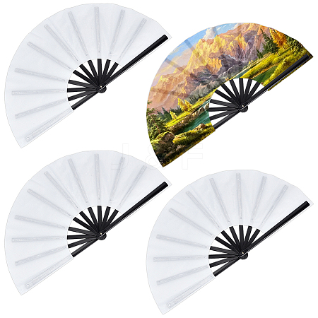 Cloth Hand Held Fan DIY-WH0579-95B-1