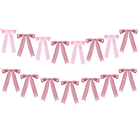 2Pcs Polyester Packaging Ribbon Bowknot HJEW-ME00127-1