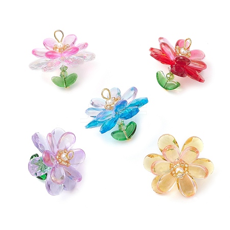 Glass & Acrylic Pendantns PALLOY-MZ01163-1