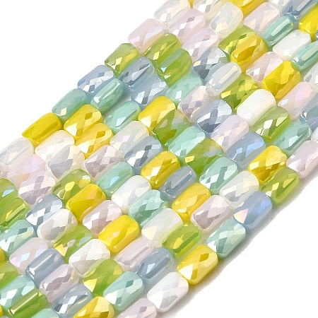 Electroplate Glass Beads Strands EGLA-D300-05-03-1