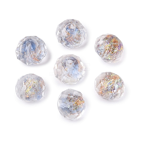 Handmade Foil Glass Beads FOIL-Q001-02D-1