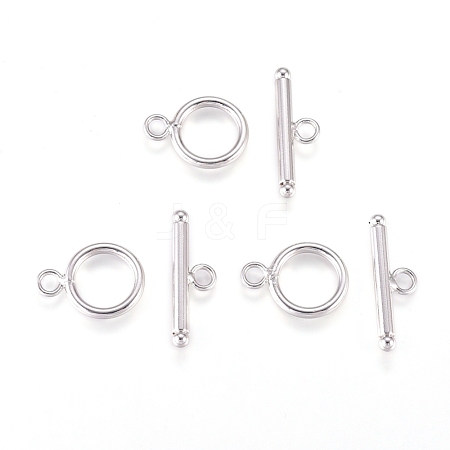 Brass Toggle Clasps KK-L189-23P-1