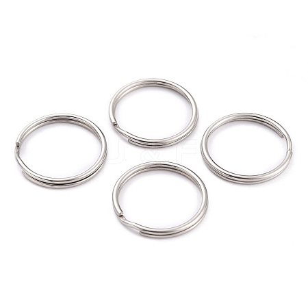 Non-Tarnish 304 Stainless Steel Split Key Rings LS-STAS-H153-02P-1