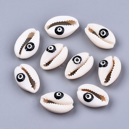 Natural Cowrie Shell Beads SHEL-S266-23A-1
