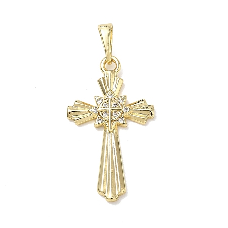 Brass with Crystal Rhinestone Pendants RB-CBA6830-03G-01-1