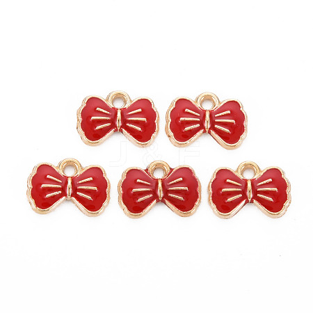 Alloy Enamel Pendants ENAM-S121-177B-RS-1