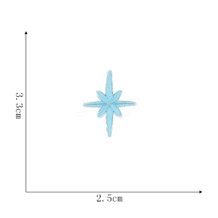 Computerized Embroidery Cloth Self-adhesive/Sew on Patches MOST-PW0001-121E-1