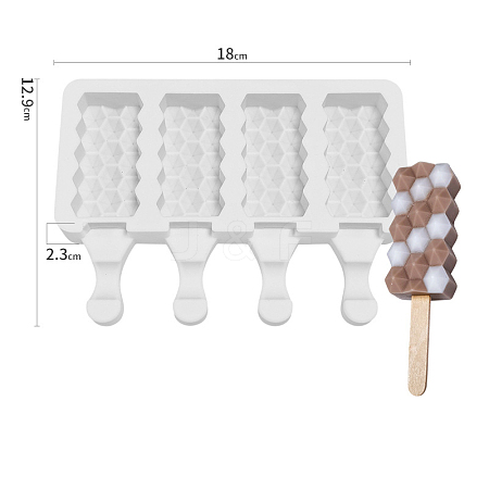 Silicone Ice-cream Stick Molds BAKE-PW0001-075H-A-1