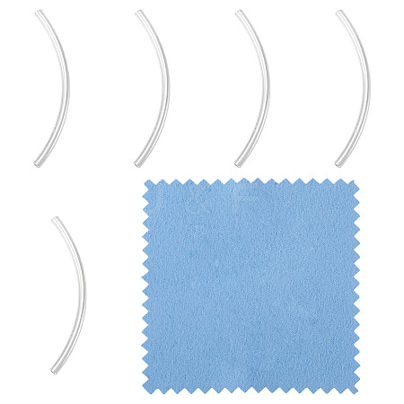 5Pcs 925 Sterling Silver Tube Beads STER-TA0001-54-1