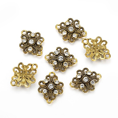 Tibetan Style Alloy Links Connectors PALLOY-P188-01AG-RS-1