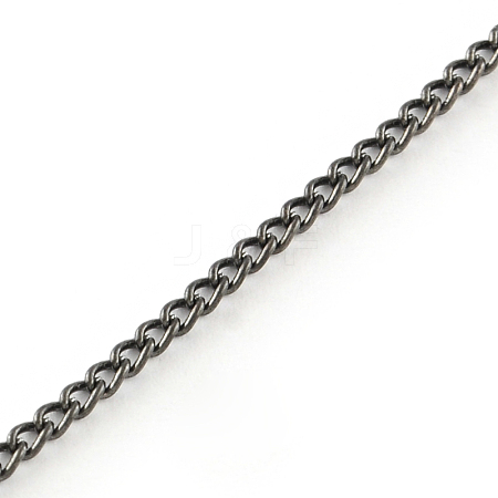 Unwelded Iron Curb Chains X-CH-R078-10B-1