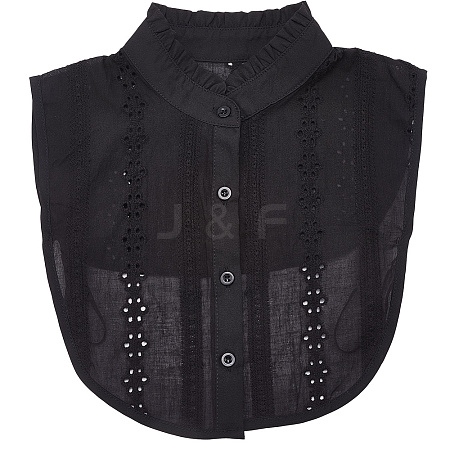 Detachable Cotton Shirt Collars AJEW-WH20816-029-1