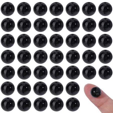 Natural Black Onyx Beads G-PA0002-38A-1