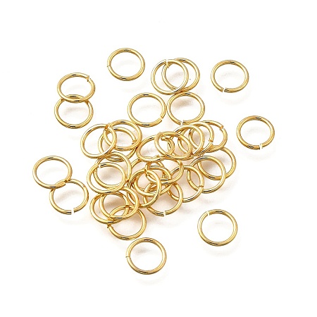 Brass Open Jump Rings KK-B147-03G-G-1