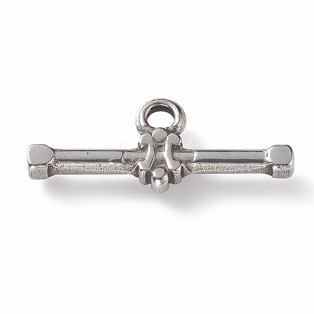 Non-Tarnish 304 Stainless Steel Toggle Clasps Parts LS-STAS-K209-04P-1