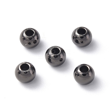 Brass Beads KK-E070-01H-B-RS-1