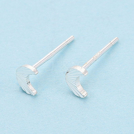 925 Sterling Silver Stud Earrings STER-N017-12C-S-1
