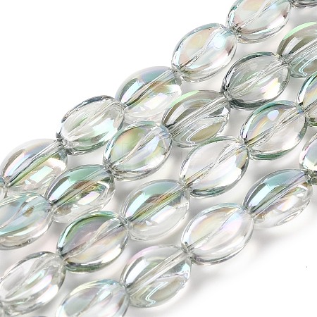 Electroplate Glass Beads Strands EGLA-B005-01A-FR06-1
