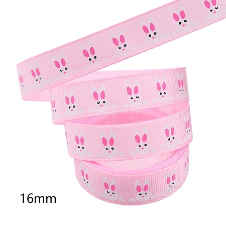 Easter Theme Polyester Grosgrain Ribbons EAER-PW0001-209D-1