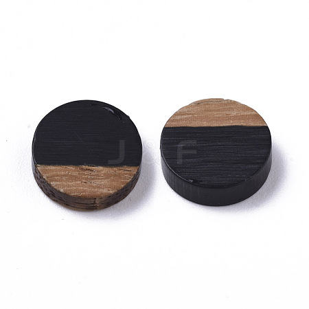 Resin & Wood Cabochons X-RESI-S358-70-H30-1