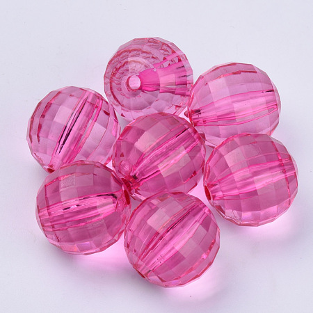 Transparent Acrylic Beads TACR-Q254-22mm-V08-1