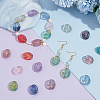96Pcs 12 Colors Handmade Lampwork Beads LAMP-PH0001-34-5