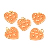 Real 18K Gold Plated Brass Pendants KK-L206-012G-10-1